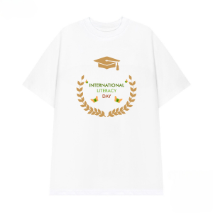 Elegant Literacy Day Shirt