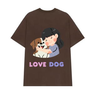 Dog Hug Graphic Tee